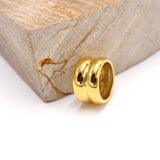 18K Gold Plated Double Round Ring - RUTH