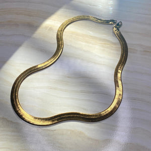 18K Gold Filled Thick Snake Chain - BOLD