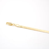 Gold Filled Herringbone Anklet - BOSS