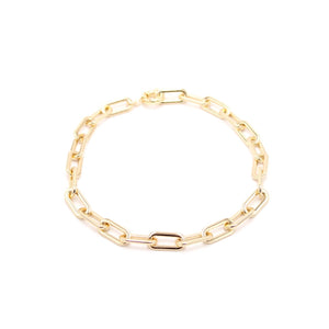 14K Gold Plated Large Paperclip Necklace - CLIPP