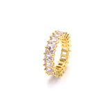 18K Gold Plated Cubic Zirconia Ring - ICEY
