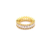 18K Gold Plated Cubic Zirconia Ring - ICEY
