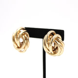 Large Gold Knotted Studs - KNOTT