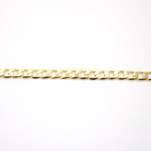 Gold Filled Curb Link Anklet - QUEEN